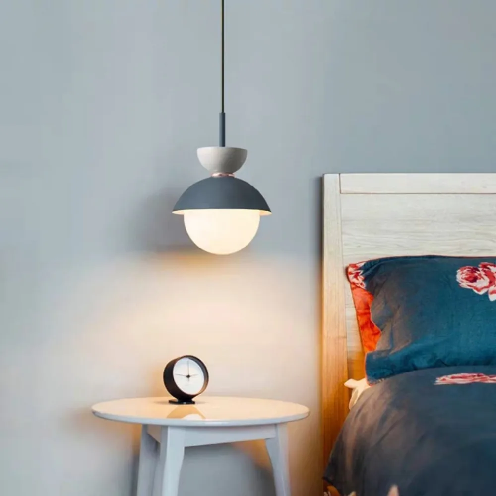 Nordic Moderný Minimalistický Luster Farebné Led Hanglamp pre Jedáleň, Izba Dekor Prívesok Svetlá Domov Hotel Dekorácie, Lampy
