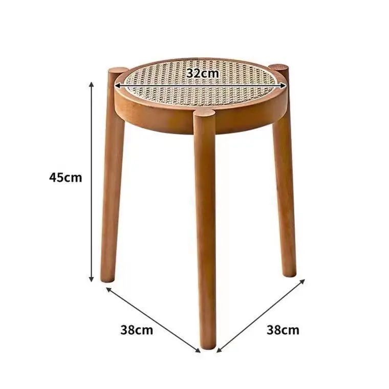 Y-34 Y-35 Masívneho dreva Nordic malé okrúhle stolice domov, jedálne, stoličky, toaletný stolček jedálenský stoličku ratanový stôl stolička stolička obuvi s