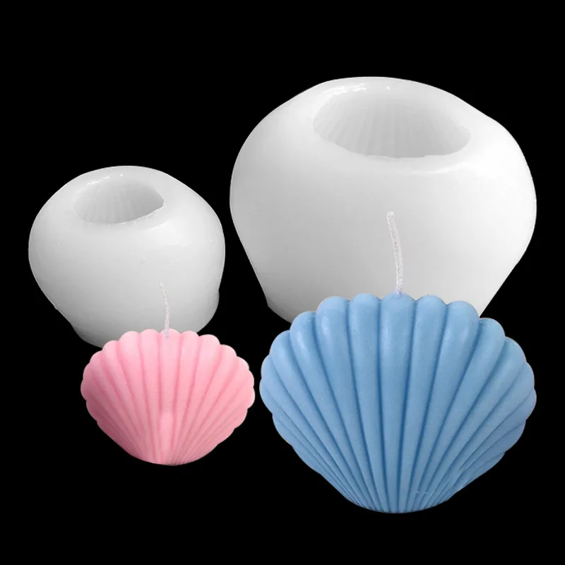 3D Roztomilý Shell Tortu Formy Domov Narodeniny Ručné Sójový Vosk Sviečky Epoxidové Fondant Čokoládový Dort Dekorácie Valentine Darček Živice Plesní