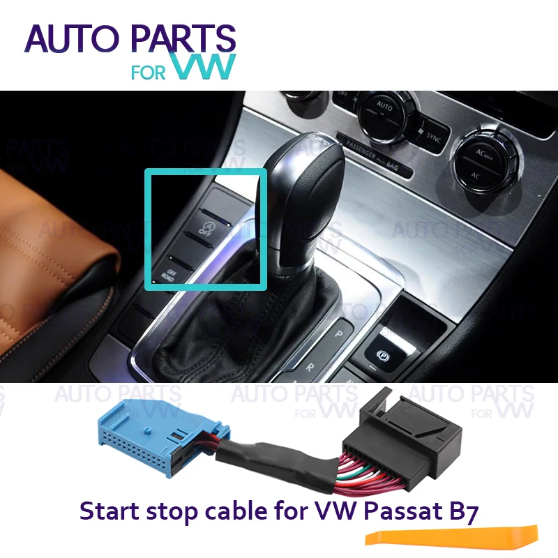 Automatický Štart / Stop Motora Systém Mimo Kontroly Zariadení Senzor Plug Stop Zrušiť Adaptér pre VW Passat B7