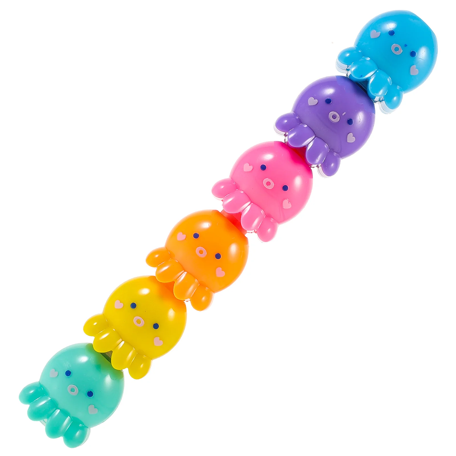 Väčšinu Farebné Pencilss Octopus Šitie Pero Fluorescenčné Perá Zvýrazňovač, Rôzne Farby Kancelárske Potreby Vody Silica Gel Dieťa
