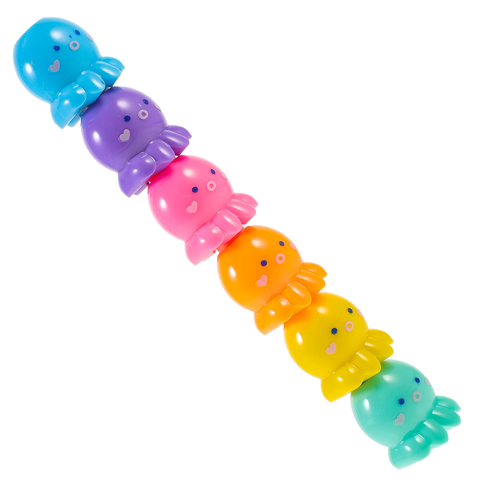 Väčšinu Farebné Pencilss Octopus Šitie Pero Fluorescenčné Perá Zvýrazňovač, Rôzne Farby Kancelárske Potreby Vody Silica Gel Dieťa